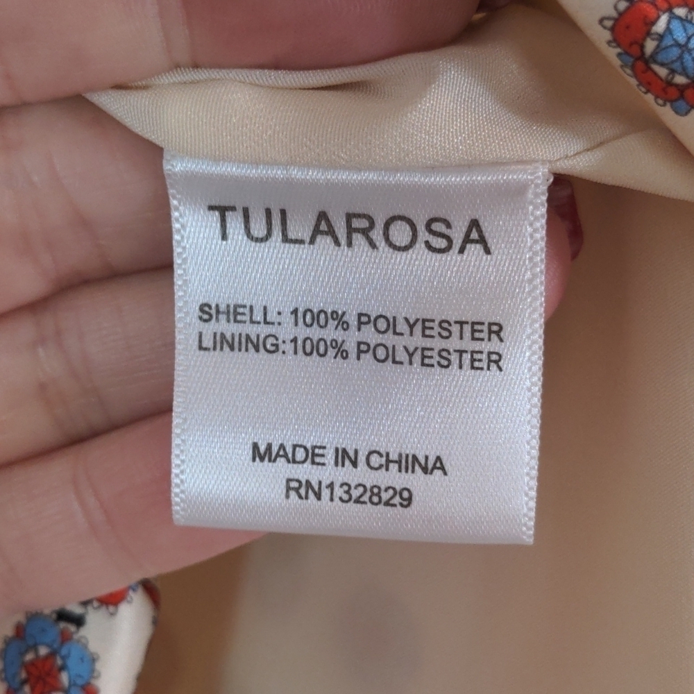 TULAROSA x Revolve Perry Polkadot Scarf Mini Dress small NWT - Picture 8 of 9